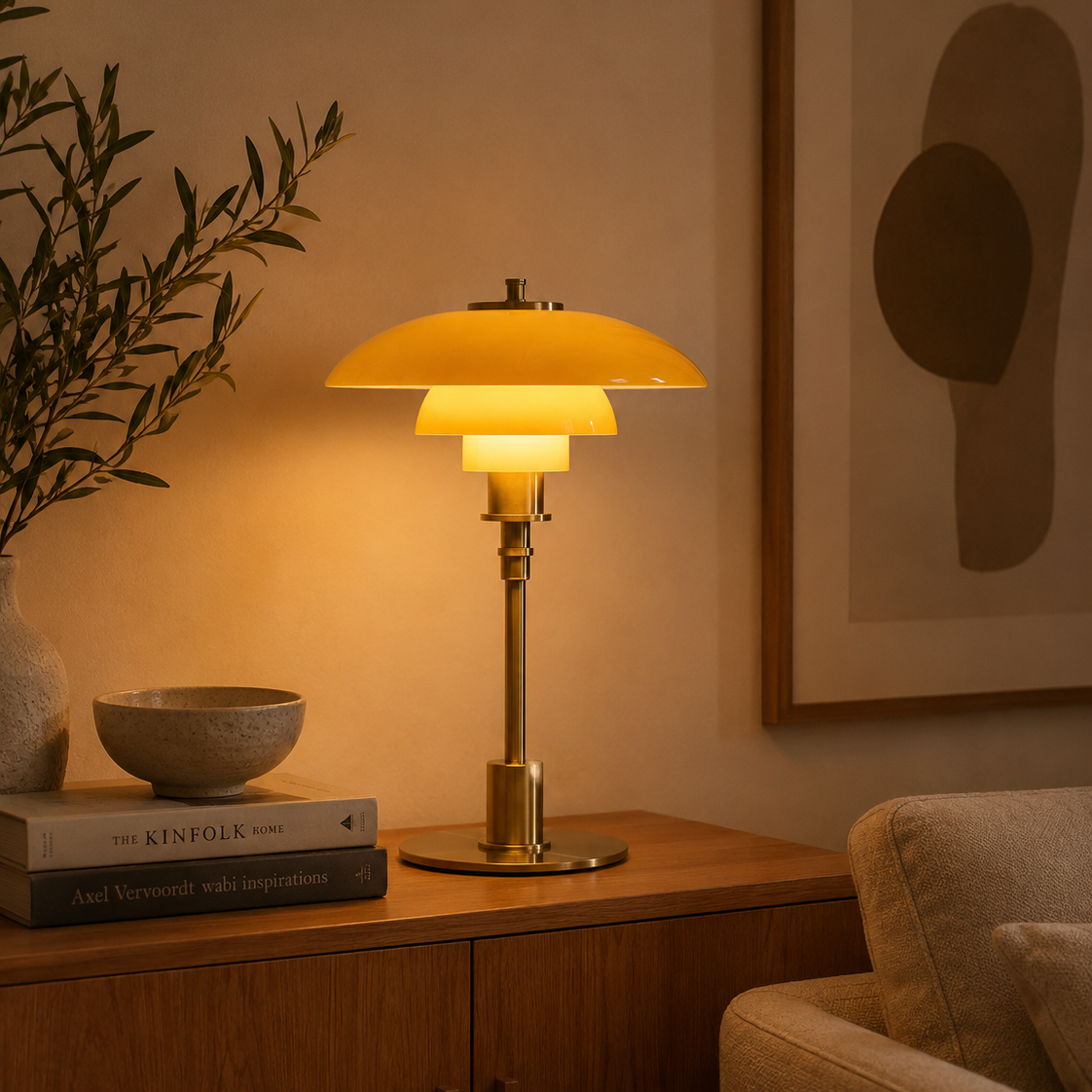 Candeeiro de Mesa de Design Dinamarquês
